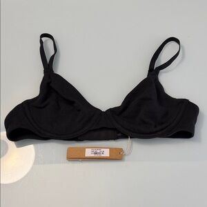 NWT SKIMS Cotton Jersey Unlined Demi Bra